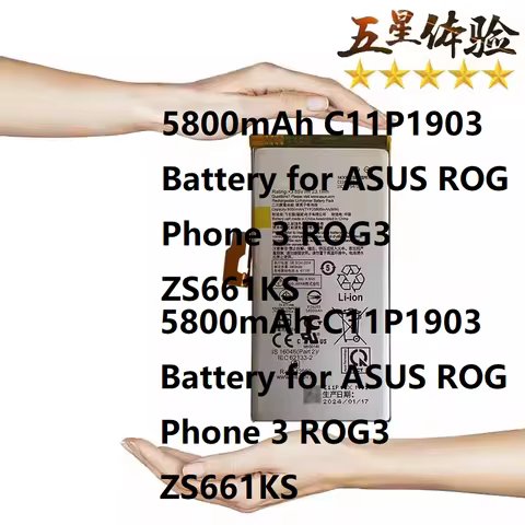5800mAh C11P1903 Battery for ASUS ROG Phone 3 ROG3 ZS661KS