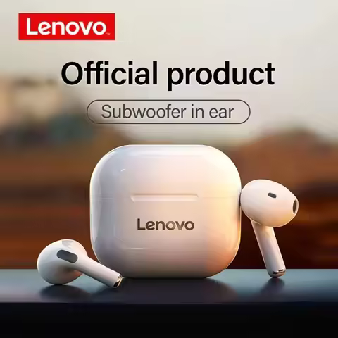 Original Lenovo LP40 Bluetooth Earphone 5.0 Immersive Sound HIFI TWS With Microphone Touch Control F