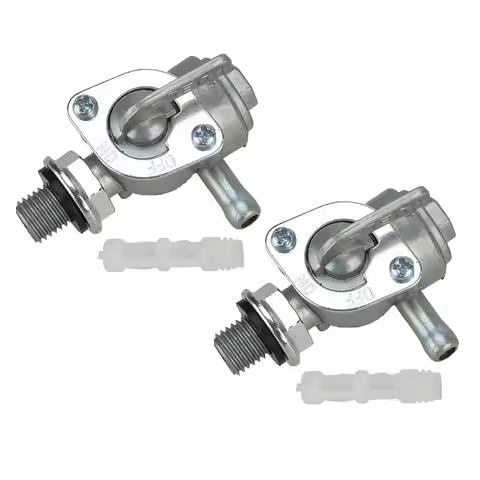 2Pcs Motorcycle Fuel Shut ON/Off Valve Tap Switch M10x1.25 Petcock For 2-6.5 KW 168F Generator Motor