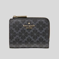 KATE SPADE Spade Flower Small L-zip Wallet Black KN768