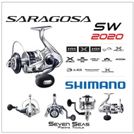 Shimano Saragosa SW 2020 5000 6000 8000 10000 14000 18000 20000 Spinning Fishing Reel