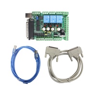 CNCTOPBAOS 5 Axis Mach3 Motion Control Card,CNC Stepper Motor Driver Controller Board 15-32V DC,LPT 