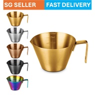 【📣SG Seller】🔥100ml Espresso Measuring Cup With Scale 304 Stainless steel Coffee Brewing Tool Wide Mo