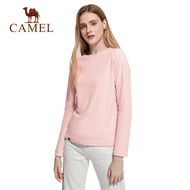 CAMEL Fashionable  Long Sleeve T-shirt keeps women warm