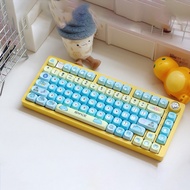keycaps Hi Frontier Cat Bugcat Capoo Key Cap PBT Cute Round Ball Cap Fit Mechanical Keyboard
