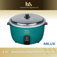 Milux Commercial Electric 4.5L Rice Cooker MRC545 / MRC-545 饭煲 Periuk Nasi