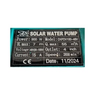 ไดโว่ โซล่าเซลล์ ปั๊มจุ่ม 48V 900วัตต์ ยี่ห้อ DAXIN ขนาด 2 นิ้ว 3 นิ้ว และ 4นิ้ว บริษัทเดียวกับ CTL