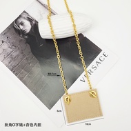 Suitable for Saint Roland YSL Card Holder Wallet Transformation Bag Strap Copper Chain Shoulder Chai