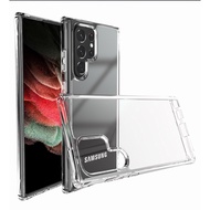 Samsung Galaxy S22 Ultra / S22 Plus / S22+ / S22 Transparent Crystal Clear Phone Case Casing Cover