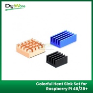 Colorful Heat Sink Set for Raspberry Pi 4B 3B+