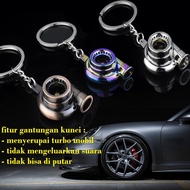 GANTUNGAN Turbo Model Car Engine Keychain