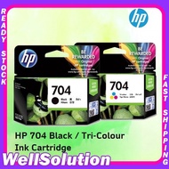 HP 704 Black Single / Tri-Colour Single / (1+1) HP 704 Black + Tri-Colour Ink Cartridge