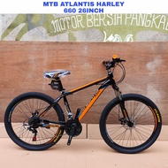 Khusus gojek/grab)Sepeda gunung Atlantis Harley 660 26inch hi-ten stel