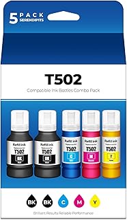 502 Ink Refill Bottles ET-2850 ET-3850 ET-15000 Compatible with 502 Ink ET-4850 ET 2850 ET 3850 ET 1