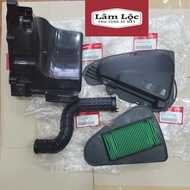 Bộ pô e lọc gió scoopy 2018 lắp vision chính hãng honda thailand