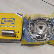 (1 Pcs) Roller Housing + Roller + Axle Vario 125 2012 - 2015