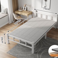 Tempat Tidur Lipat dengan Kasur Ranjang Lipat Folding Bed Portable  Kasur Lipat 120 cm