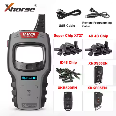 Xhorse VVDI Mini Key Tool With 96bit 48-Clone Function Remote Car Key Programmer Support Android iOS