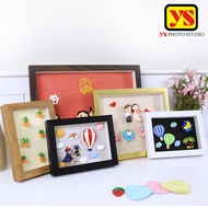 SQUARE 3D WOODEN PHOTO FRAME | HANDCRAFT DIY 3D WOODEN FRAME | 6"x6" | 8"x8" | 10"x10" | 12"x12" LIM