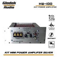 Kit Bass Tube Subwoofer power amplifier 500 watts Dc 12 Volt silver