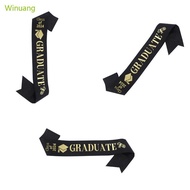 Winu College Teens Plain Graduation Stole Sash Suit Graduation Gown for Academic