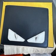 FENDI小怪獸雙折短夾