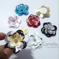NEW 3D FLOWER FASHION ACCESSORIES - MANIK 3D SEQUINS (6 pcs )
