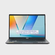 Laptop Asus Vivobook S S3407CA-LY096WS (Ultra 7-255H/ 16GB/ 512GB/ Windows 11 + Office + Microsoft)