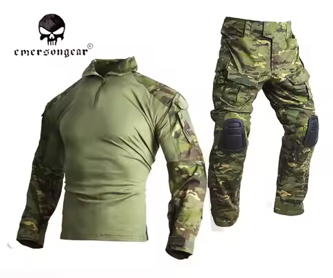 emersongear-Combat Shirt and Pants Suit, Tactical Bdu Uniform, Multicam Tropic EM9280, EM9281, Gen3