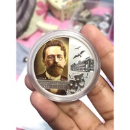 150th Anniversary of Anton Chekhov 1oz Silver Bullion Coin