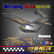 PCX Sticker Striping PCX Sticker Motor Honda PCX Variasi Transparan Thailook 014