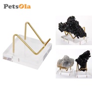 [PETSOLA] Display Mineral Agate Crystal Holder Mineral Display Stand for Decor Collectibles