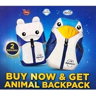 【Aptagro】Limited EditionAnimal Backpack With Safety Strap- Penguin or Polar Bear