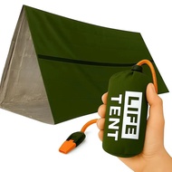 2-Person Emergency Tent Waterproof Camping Travel Pergola Family Campaign House Tourist Tents Cool G