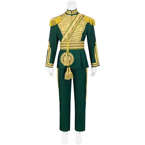 Men Wicked Good Fiyero Cosplay Prince Uniform Costume Wizard Coat Pants Outfits Halloween Carnival R