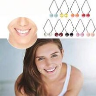 1/2pcs Face Dimple Trainer, Smile Muscle Exercise Device, Helps Improve Cheek And Smile Appearance