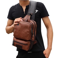 MR กระเป๋าหนังสะพายไหล่ สำหรับสุภาพบุรุษ รุ่น MBQ-7713 สไตล์เกาหลี Man Rewards