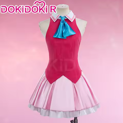 Hoshino Ai Cosplay Costume Anime Oshi no Ko Cosplay 【S-2XL】DokiDoki-R Hoshino AI Women Idol Pink Dre