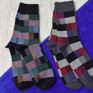 Korean Socks- Basic Checkered Iconic Socks