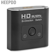HEEPDD HD Multimedia Interface Switch 8K 60Hz Bidirectional 2 Ports 48Gbps High Speed Video Splitter for Xbox PS5 TV hot