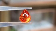 💒1.51卡全淨精品 天然 芬達石 水滴 梨形 裸石     
💒1.51ct Natural partschinite High Quality Gemstone