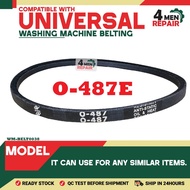 O-487E COMPATIBLE WITH UNIVERSAL WASHING MACHINE BELTING GEARBOX BELTING BELT O-487 / Z-487