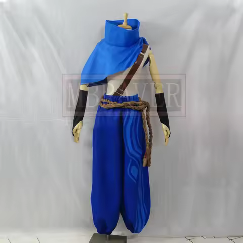 LOL Swordsman Yasuo Cosplay Uniform Outfit Costume Halloween Christmas Custom Made Any Size