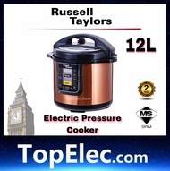 Russell Taylors Electric Pressure Cooker Non Stick Pot Multi Rice Cooker 12L PC-12 PC-80 PC-60 6L 8L PRESURE TOPELEC