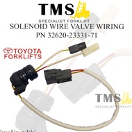 TOYOTA Solenoid Wire Valve Wiring 32620-23331-71 ForkliftTOYOTA 7FD30 8FD30