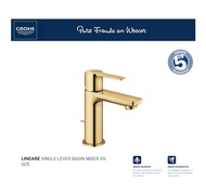 GROHE LINEAR Single Lever Basin Mixer Tap -XS Size (Cool Sunrise)