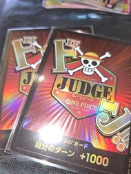 One piece card game judge don 未開封 2025 裁判咚卡 海賊王 卡牌 草帽 路飛