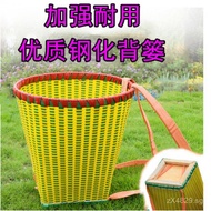 Agricultural Bamboo Basket, Large Bamboo Basket for Home Use, Bamboo Weaving Basket for Carrying Veg