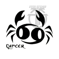 Cancer stickers, zodiac cutting stickers, crab pictures, motorcycle car stickers birthBINTANGs stick