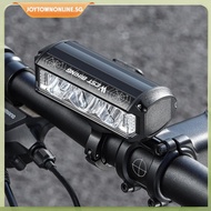 [joytownonline.sg] USB Rechargeable Bike Headlight 1750 Lumens 4000mAh Bike Lights for Night Riding